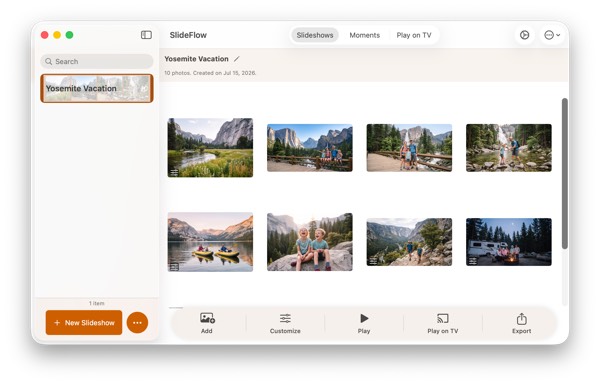 Make Animated Photo Slideshows Easily on Mac with SlideFlow